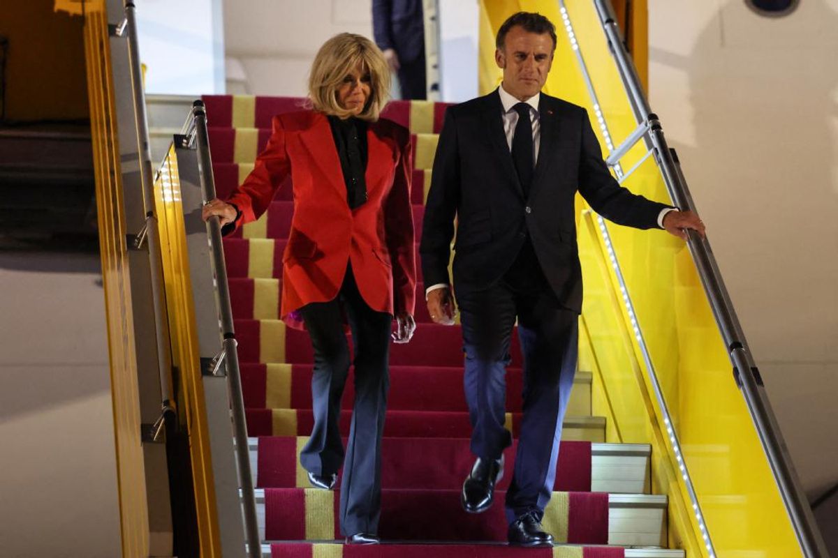Le geste violent de Brigitte Macron envers Emmanuel