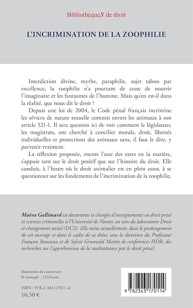 La zoophilie : une pratique criminelle et inhumaine qui menace l’éthique humaine